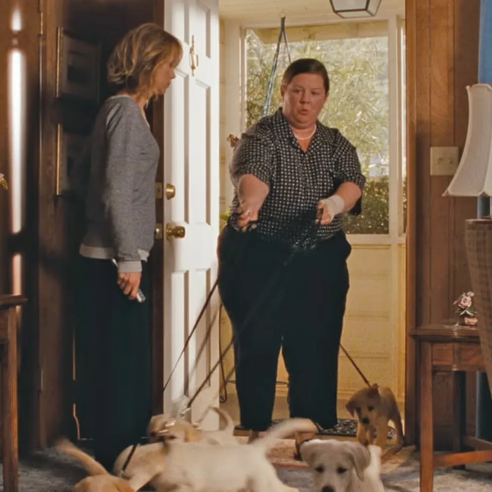 Megan from Bridesmaids with Nine Puppies
