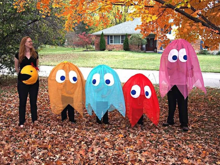 Pacman Family Costume
