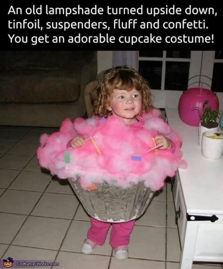 Homemade Cupcake Costume
