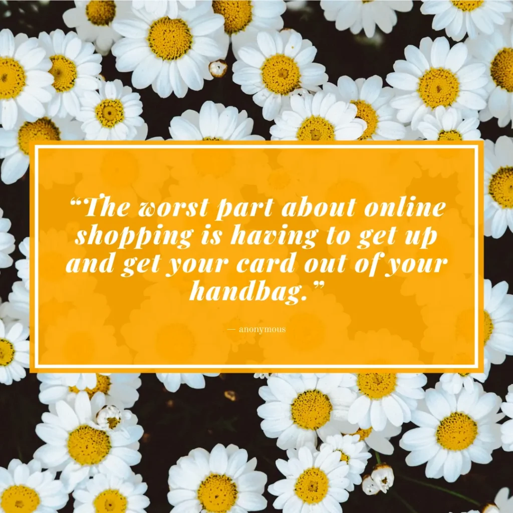 Funny life quotes about online shopping
