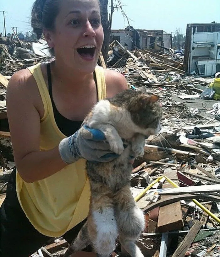 She Found Her Cat After a Tragic Tornado