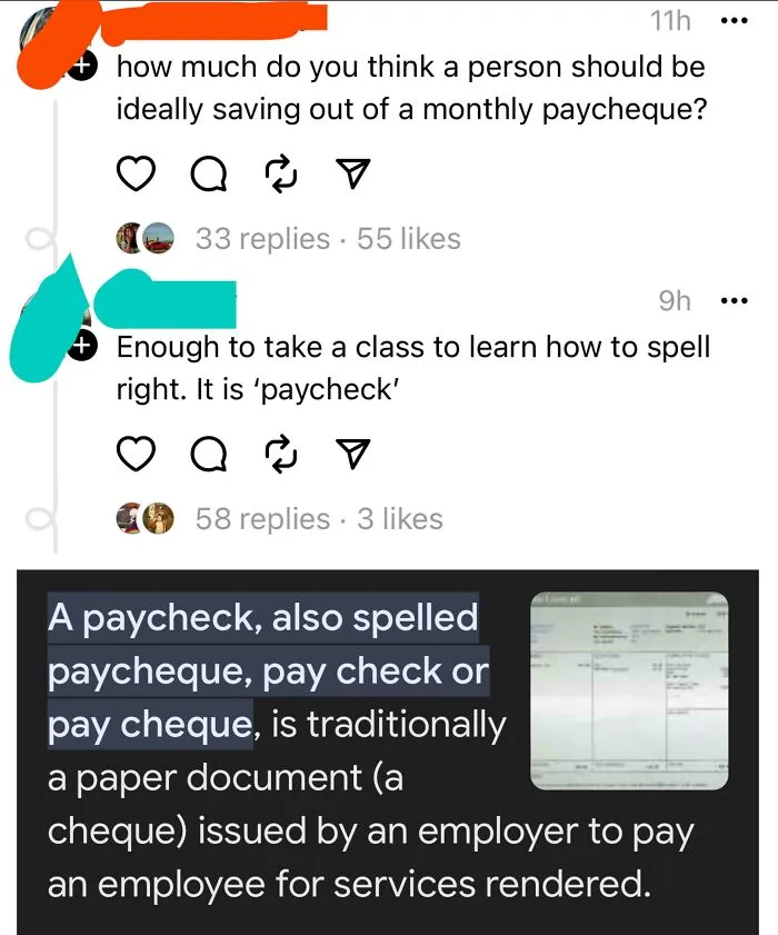 Paycheck/Paycheque