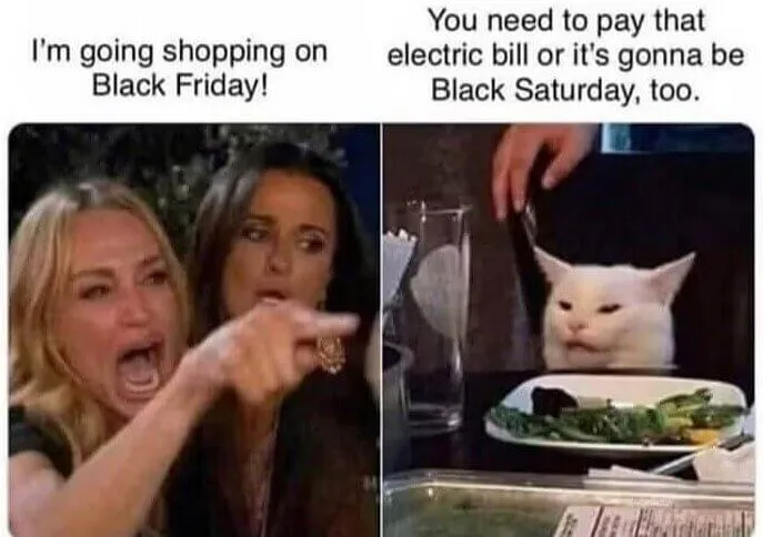 Bills Don't Exist on Black Friday