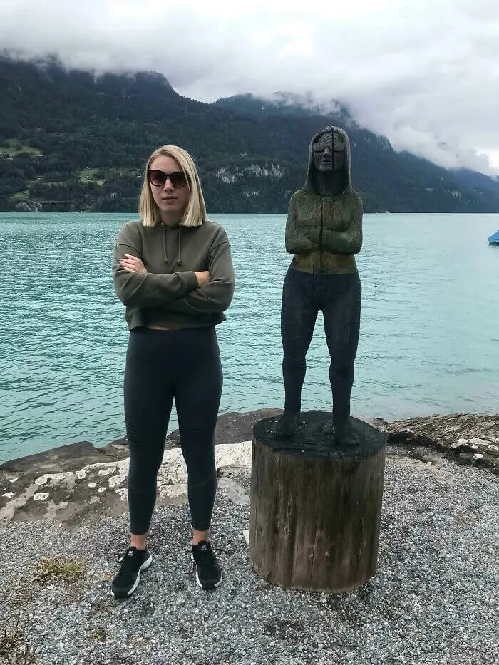 When Your Doppelganger Is a Statue