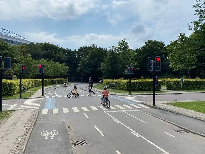 A Traffic-Themed Playground

